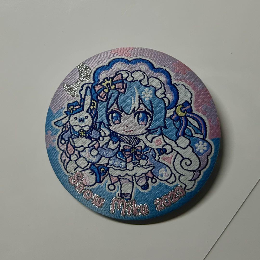 雪ミク 2023 缶バッジ SNOW MIKU 2023 ぷにぷに缶バッジ/初音ミク A 餡こたくver.