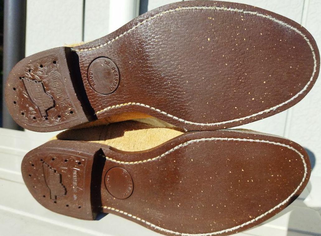 新作定番人気 REDWING US7.5E スエード ペコス Hdori-m89217061601 1188 刺繍羽タグ 90年代 好評爆買い