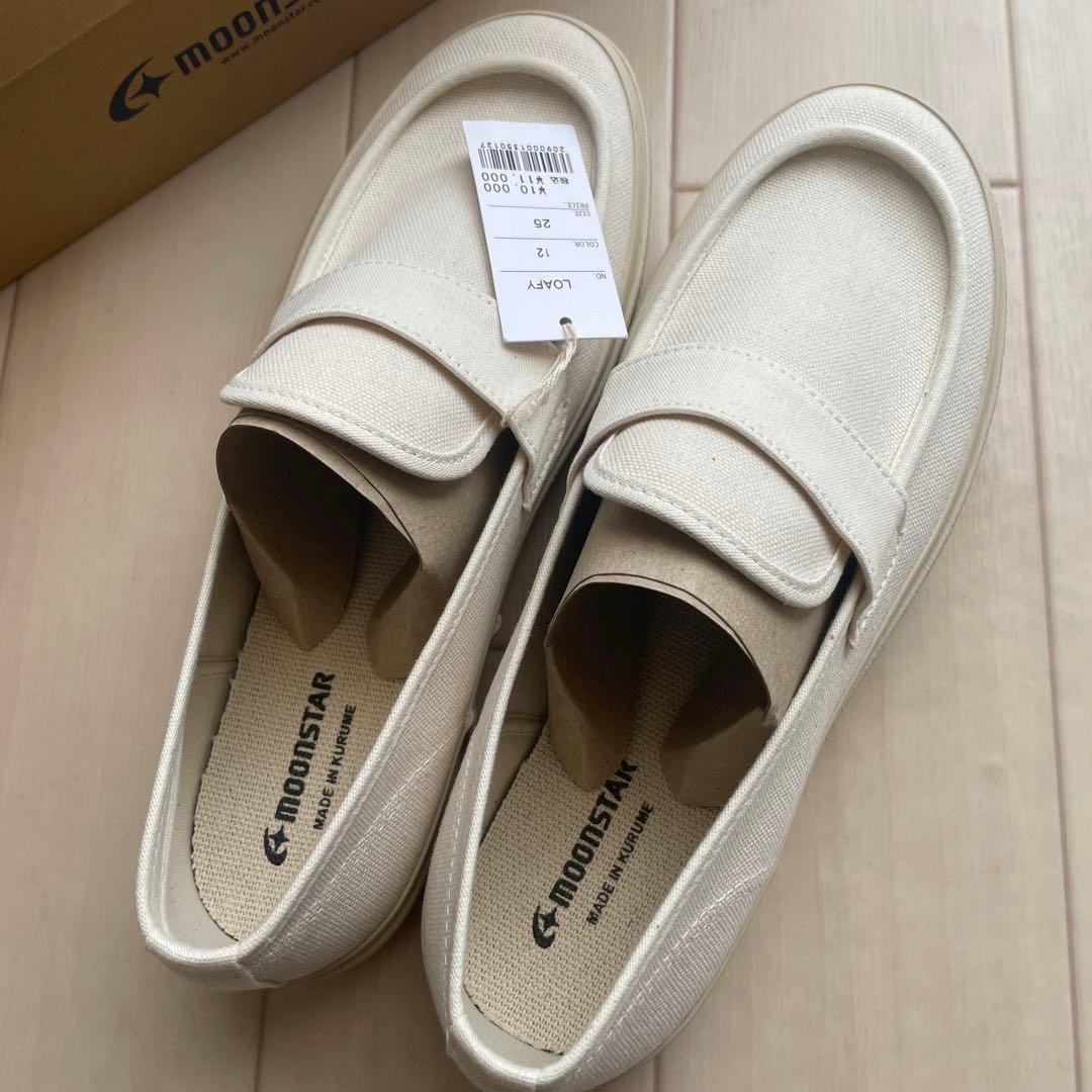 MOONSTAR LOAFY NATURAL 25.0cm 11,000円