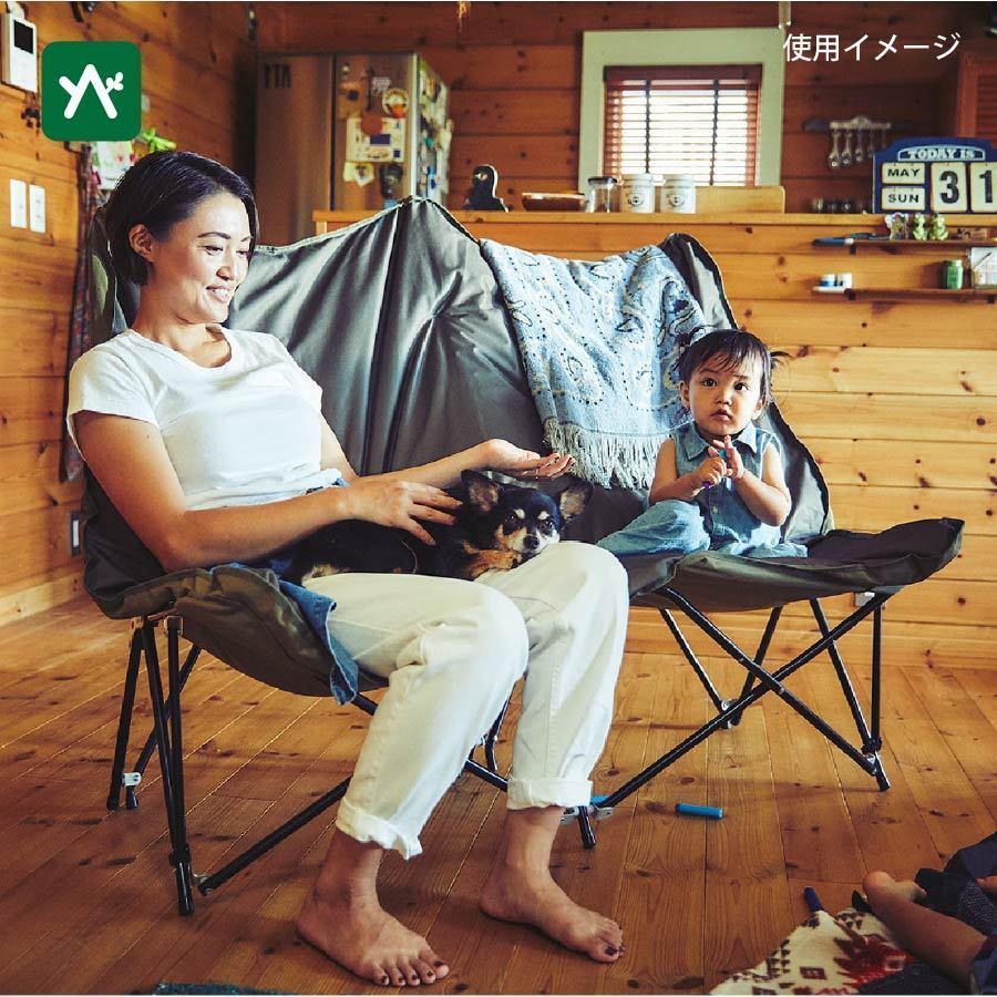 美品！ Coleman ソファチェア ダブル アウトドアチェア 2人掛け