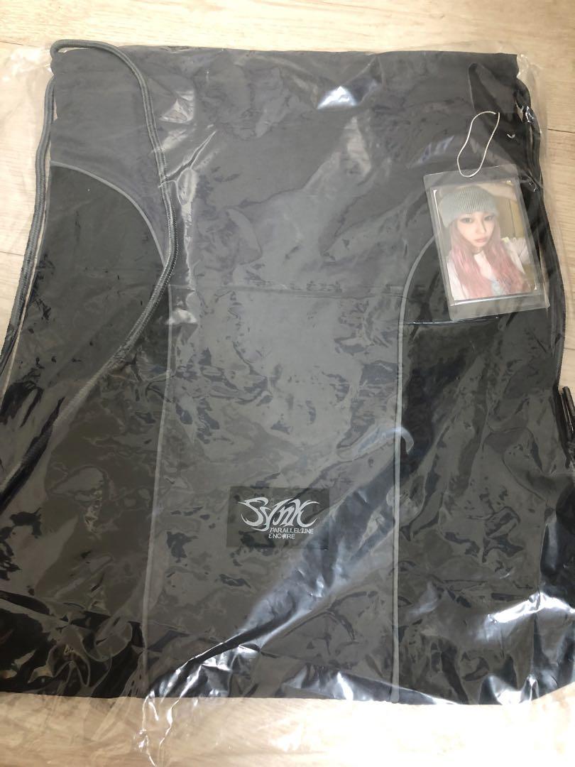 ル*ン様 【トレカ付き】aespa ジゼル ソウルコン限定 gym sack ナ aespa ジゼル ソウルコン ナップサック トレカ付き