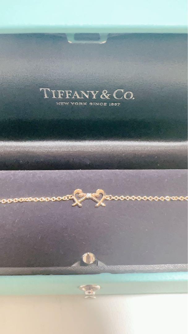 ティファニー 【ダブル ラビング ハート ブレスレット】Tiffany&Co