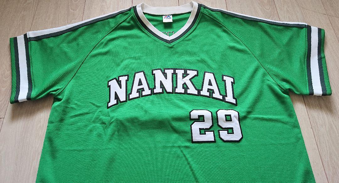 限定 完売 サイン 南海 ホークス 復刻 石川 ユニフォーム マジェスティックL