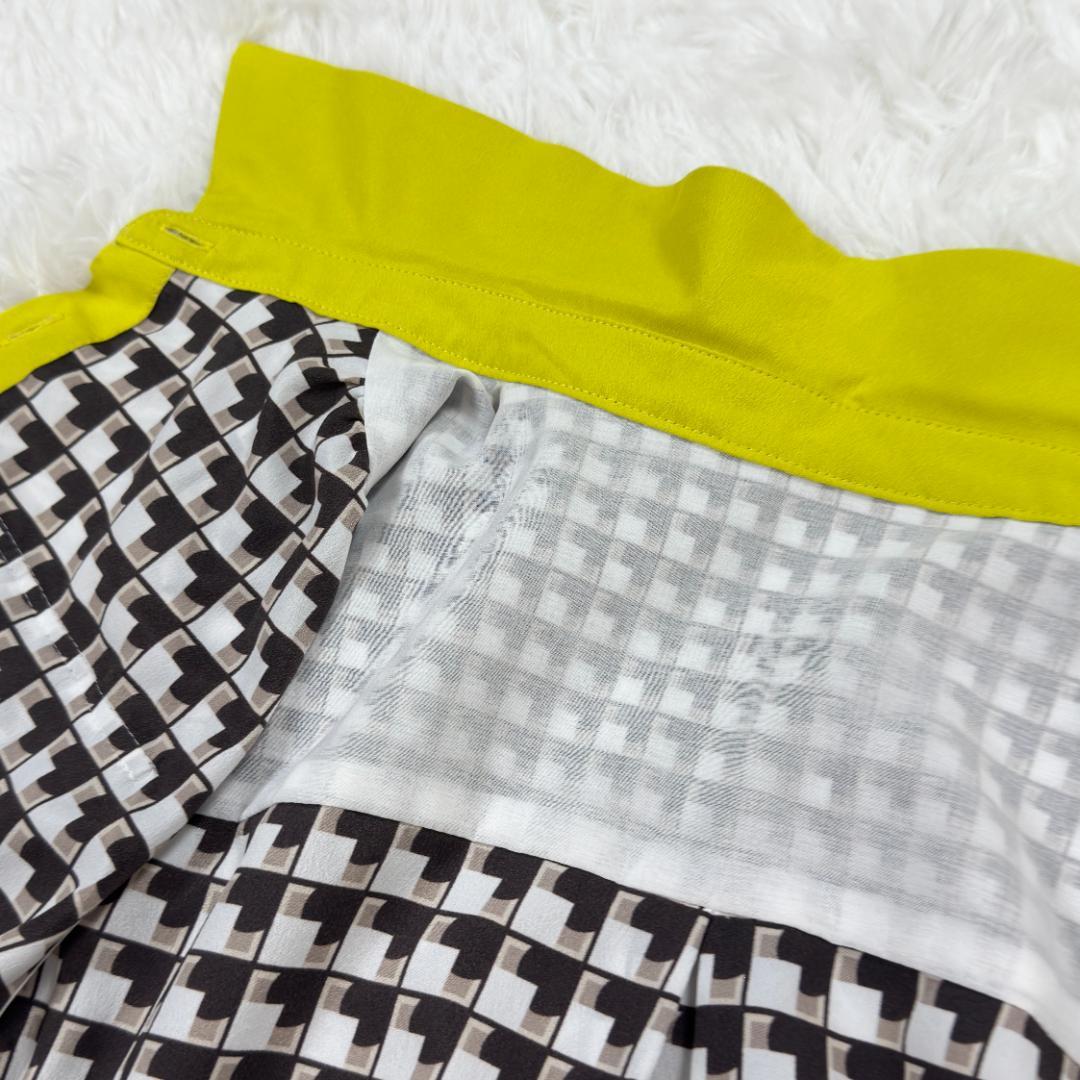 グレースクラス キカコンビプリントシャツワンピース ノースリーブ 38 日本製 グレースクラス キカコンビプリントシャツワンピース ノースリーブ 38 日本製