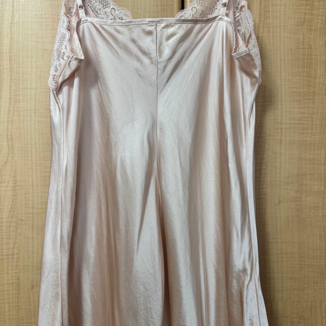 intimissimi　レース ディテール付きシルク スリップ　ピンク