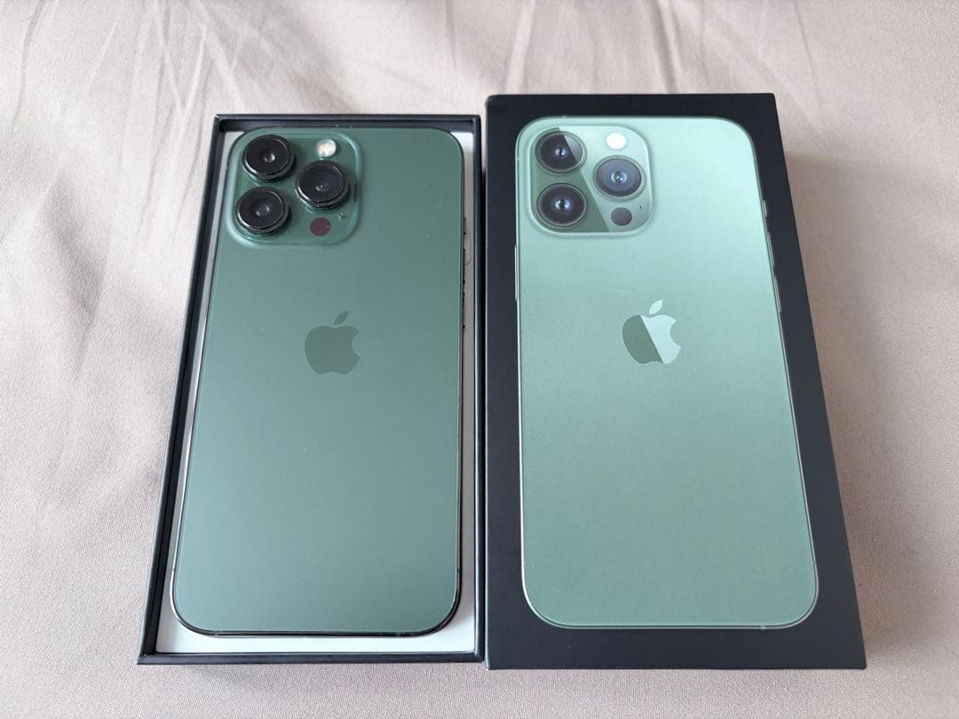 iPhone 13 Pro 512GB アルパイングリーン バッテリー96% iPhone 13 Pro 512GB アルパイングリーン バッテリー96%