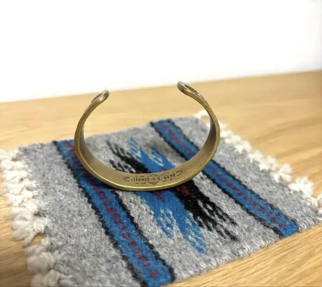 【美品】LHN jewelry LHN×JIMS ブラス バングル　アメリカ製 美品】LHN jewelry LHN×JIMS ブラス バングル アメリカ製 - メルカリ