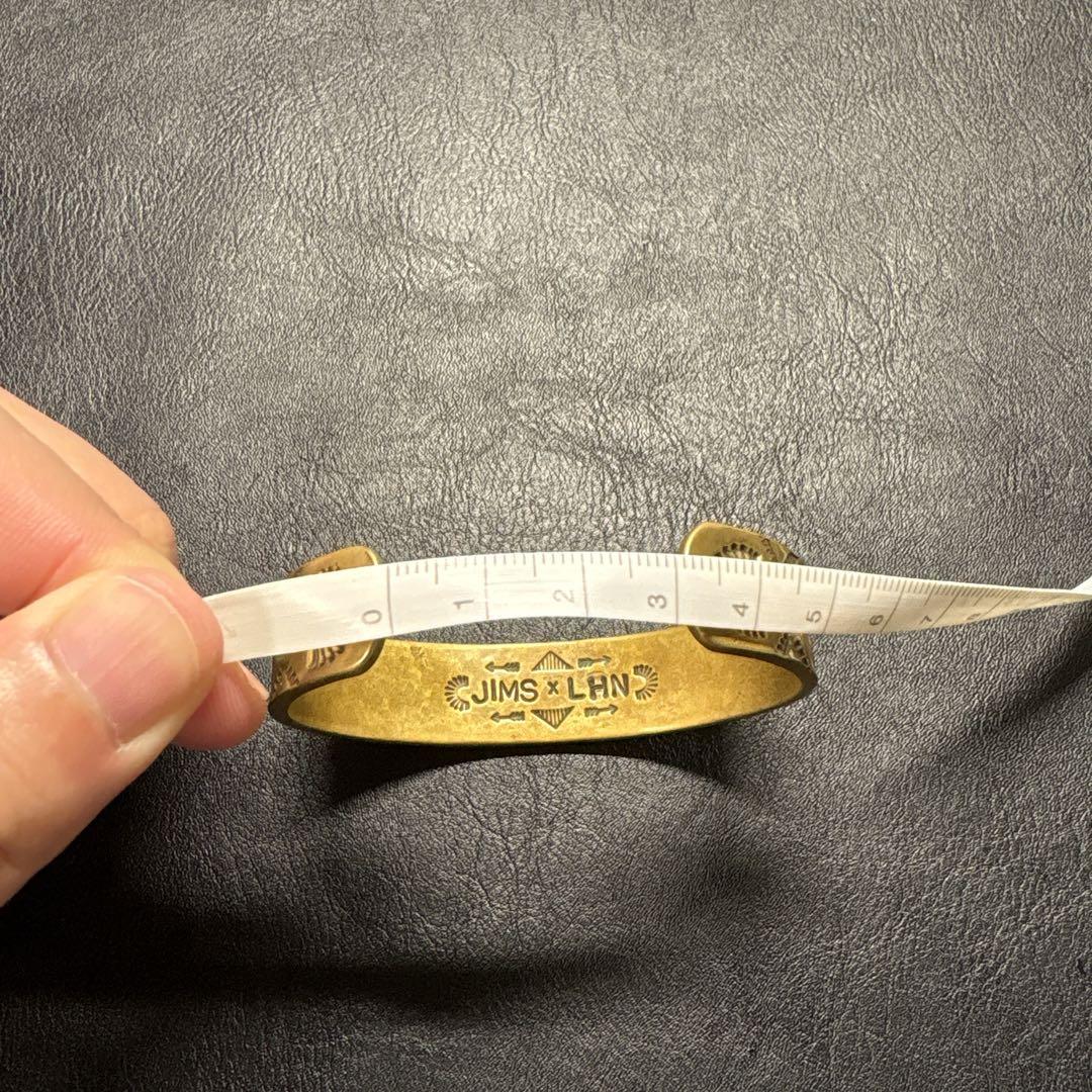 【美品】LHN jewelry LHN×JIMS ブラス バングル　アメリカ製 美品】LHN jewelry LHN×JIMS ブラス バングル アメリカ製 - メルカリ