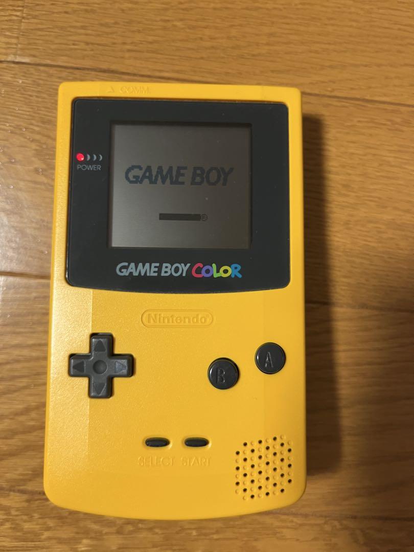 Nintendo ゲームボーイカラー イエロー ゲームソフトセット すぐ