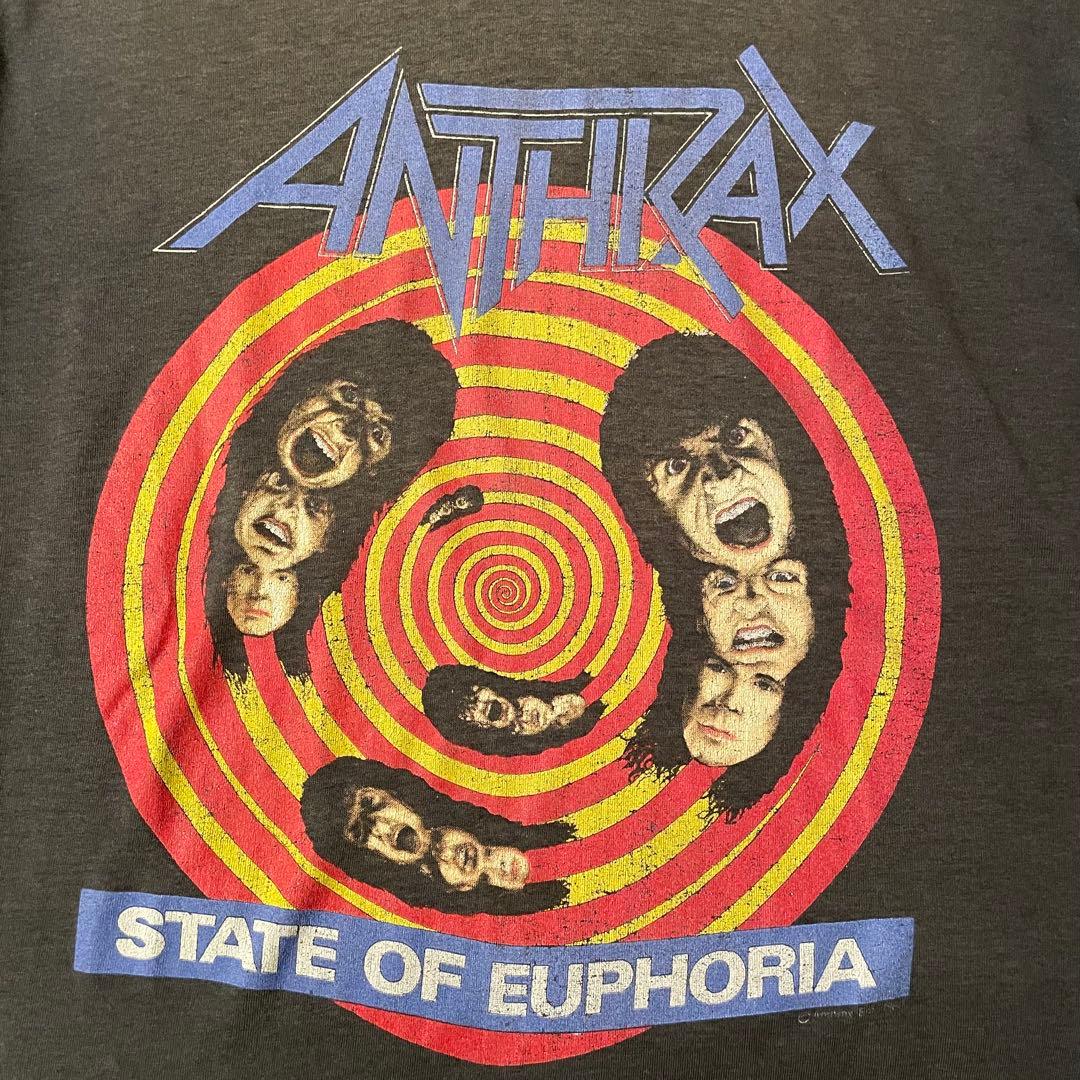 ビンテージANTHRAX STATE OF EUPHRIA TシャツNOTMAN