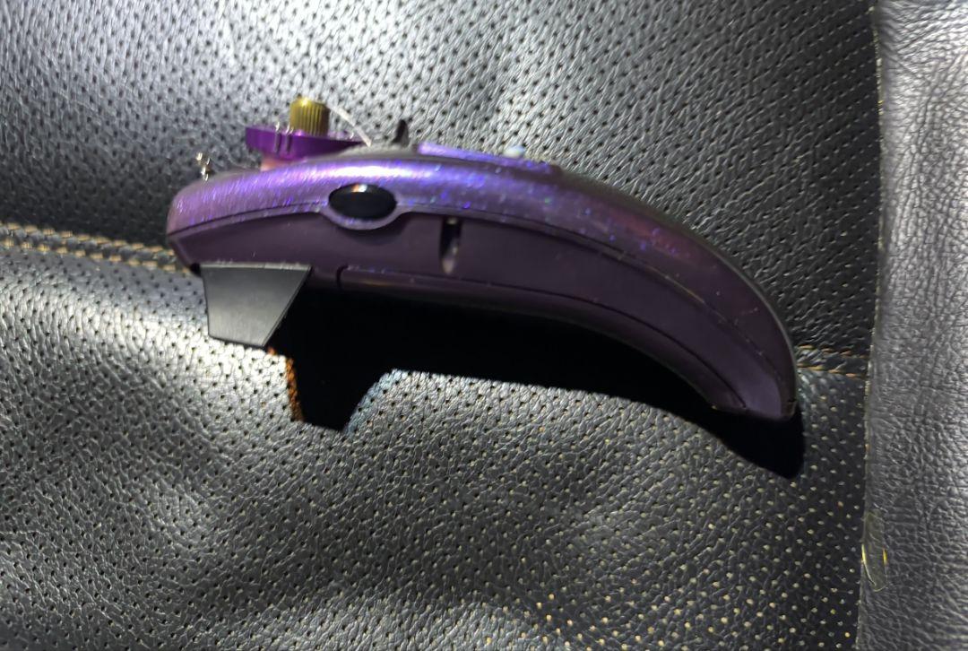Crystia 電動リール 紫