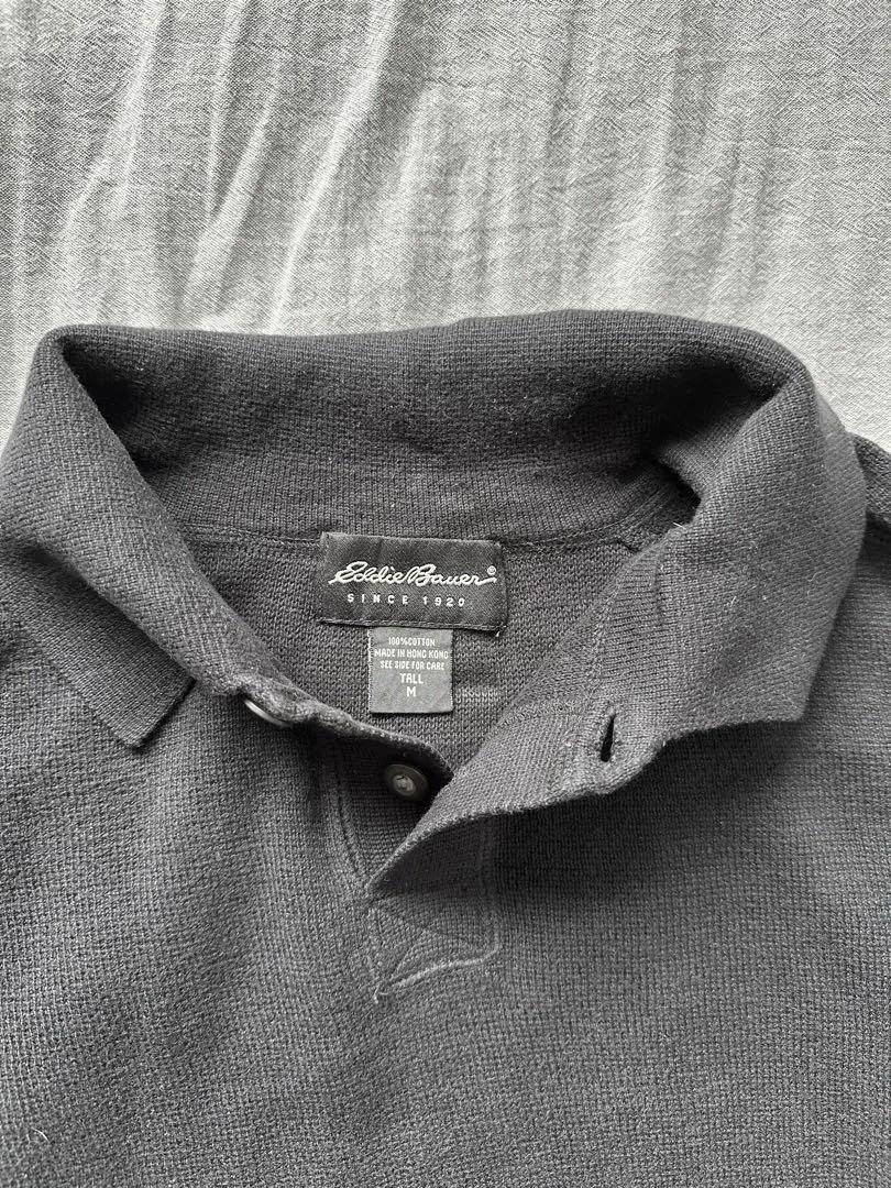 Eddie Bauer コットンニットポロ