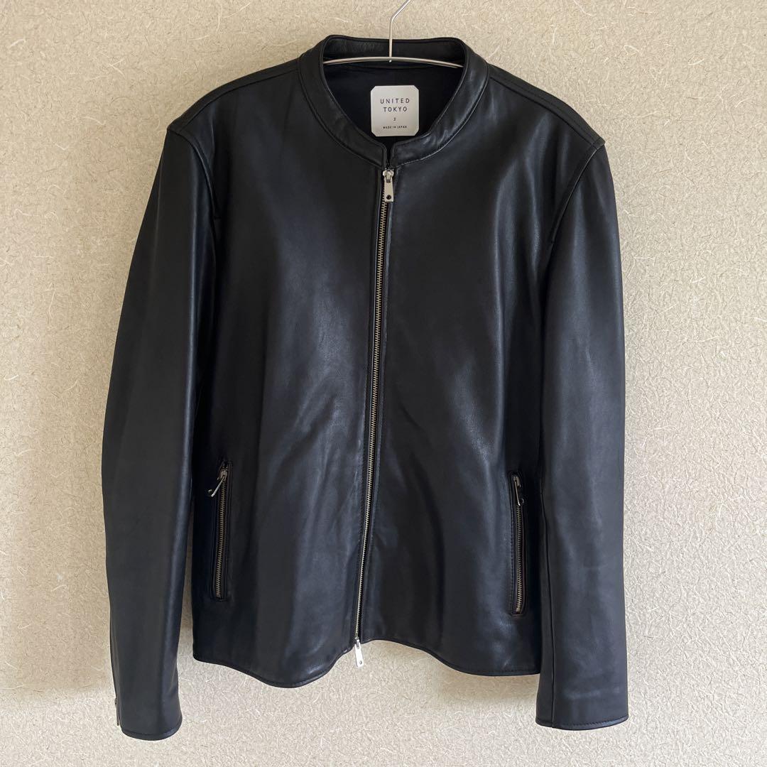 UNITED TOKYO ラムレザーシングルライダース UNITED TOKYO ラムレザーシングルライダース