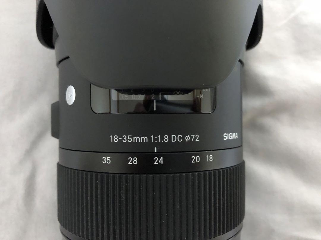 SIGMA 18-35 F1.8 DC Art（ケース付）