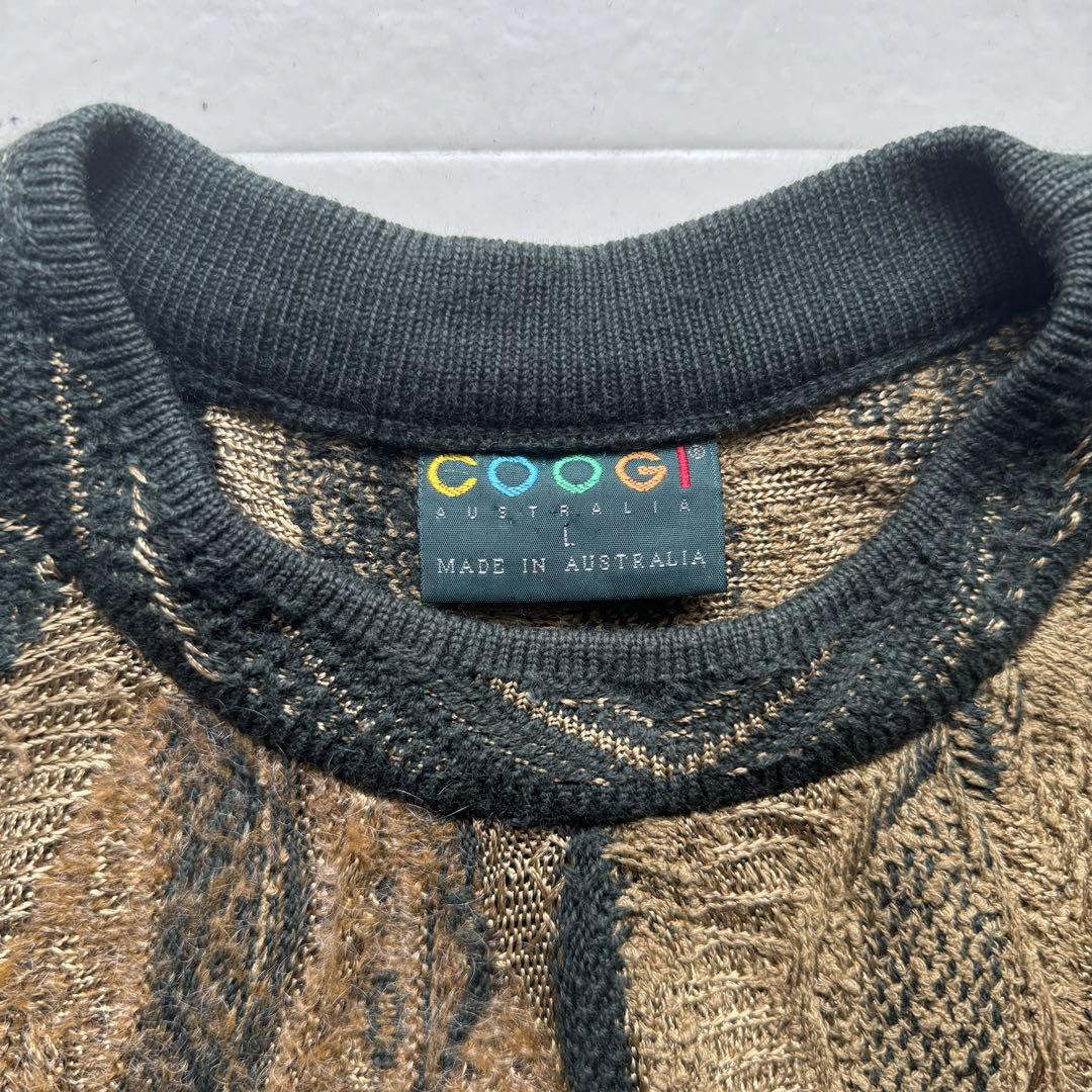 【レア！】COOGI クージー　3D ニット　ゴールド