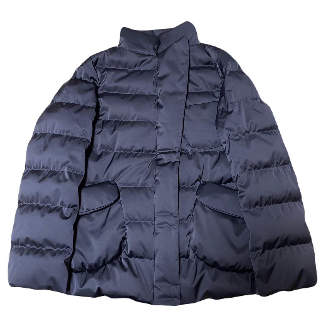 美品】UNIQLO +J ハイブリッドダウンジャケット レディース 紺 M