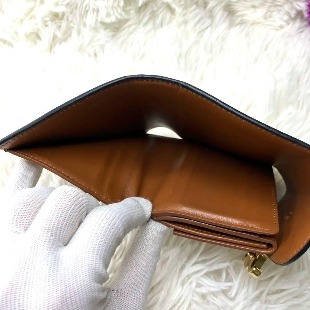 【極美品】CELINE セリーヌ マカダム 総柄 トリオンフ 三つ折り財布
