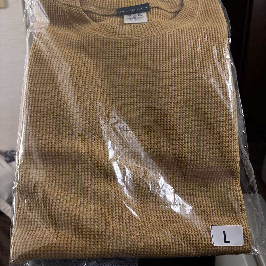 【最終値下げ】 クリープハイプ　ワッフルロンT マスタードイエロー　M クリープハイプ ワッフルロンT マスタードイエロー size: