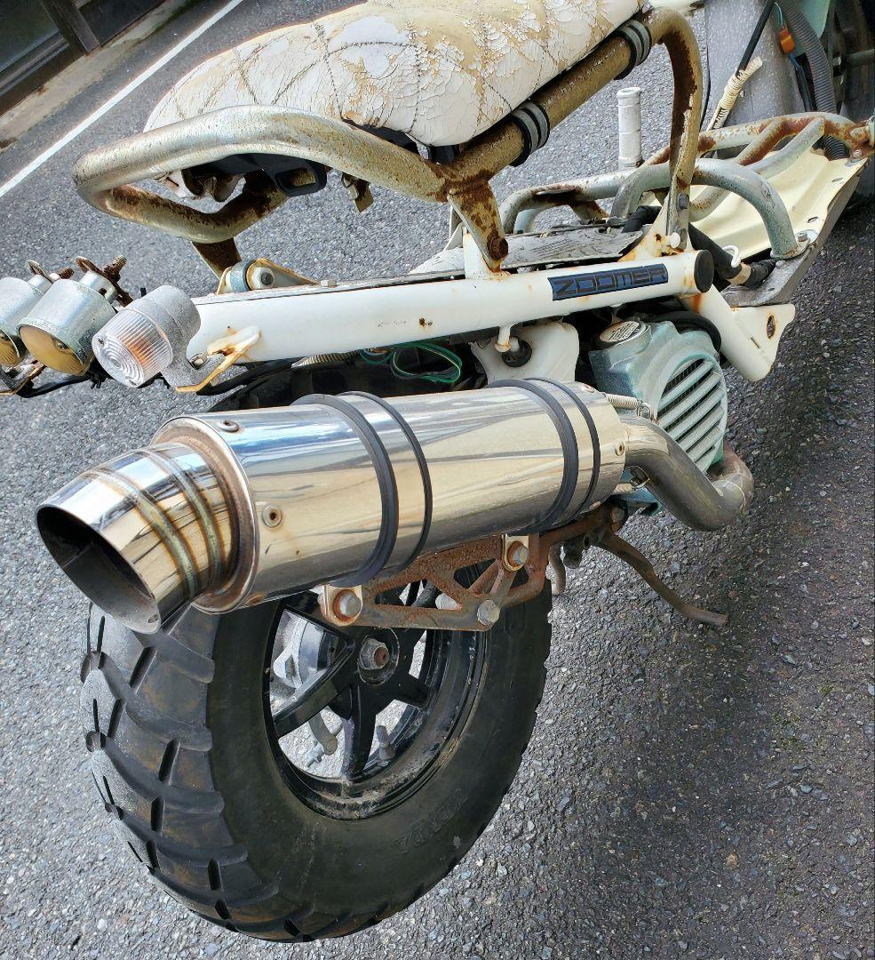 い*ん様 ホンダ ズーマー アップタイプマフラー カチアゲ ステンレス製 ホンダ ズーマー アップタイプマフラー カチアゲ ステンレス製