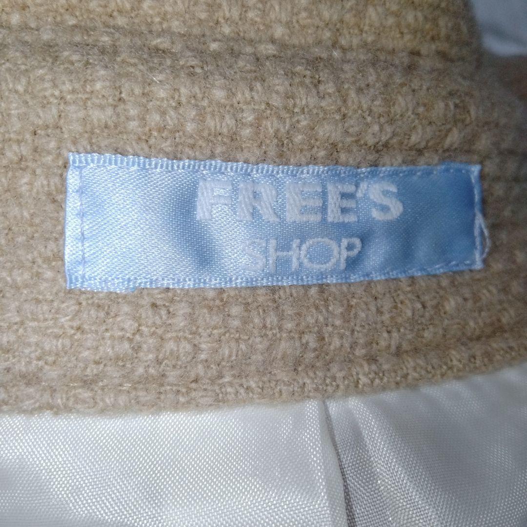 FREEES SHOP フリーズショップ Aラインベージュのダブルコート