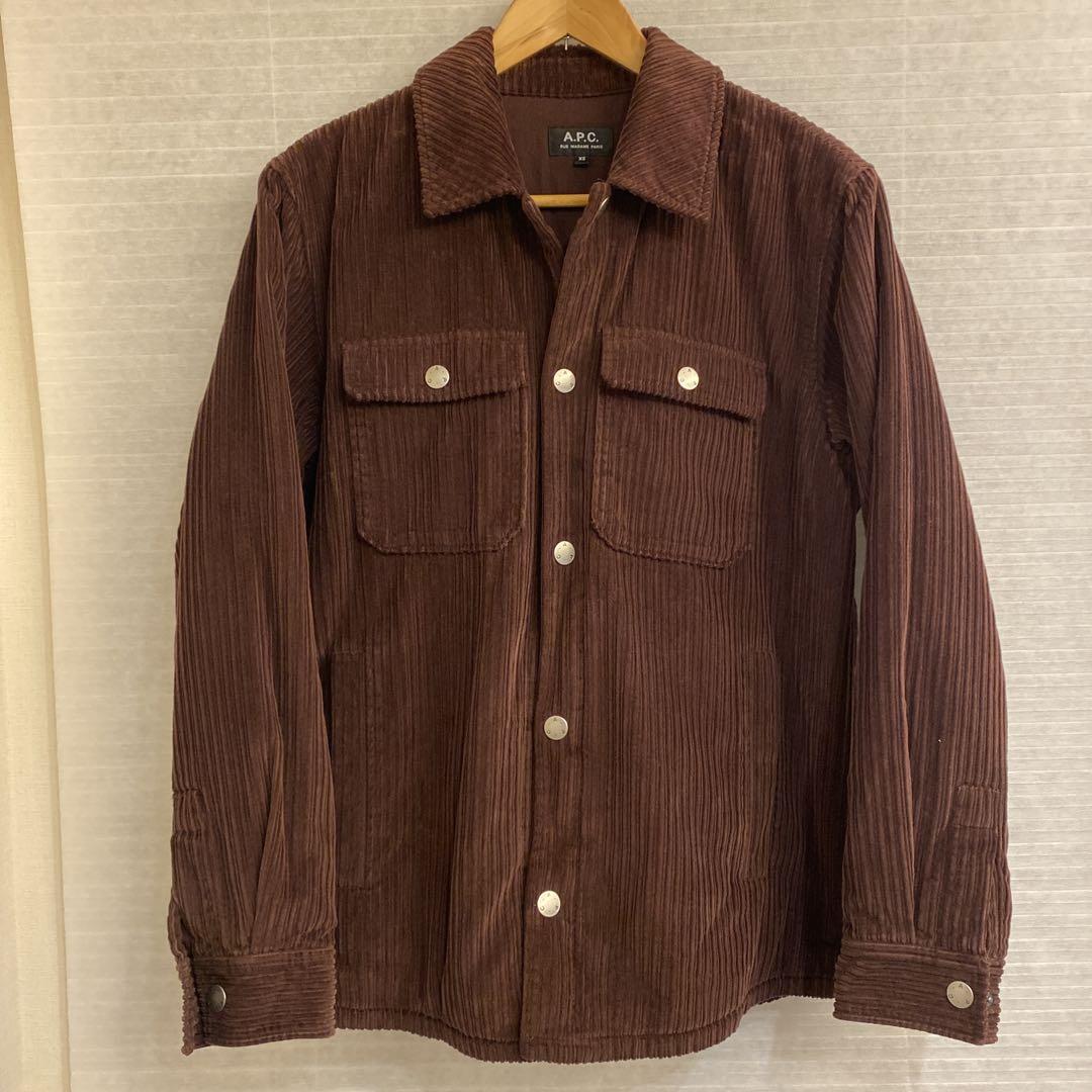 A.P.C. コーデュロイジャケット XS ブラウン　マロン