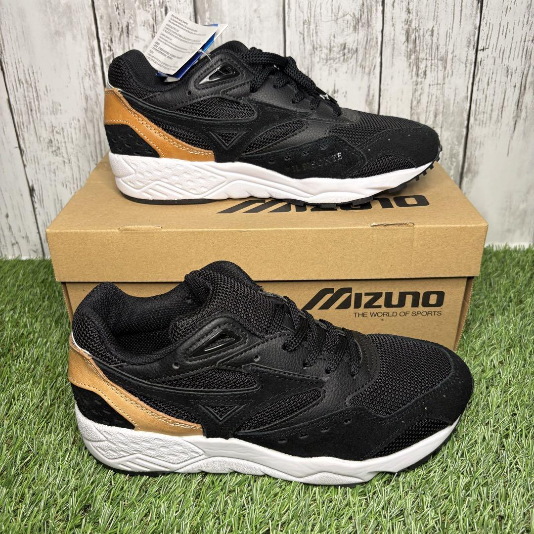 hrc様MIZUNO × IL BISONTE 【24】 コラボ スニーカー 黒