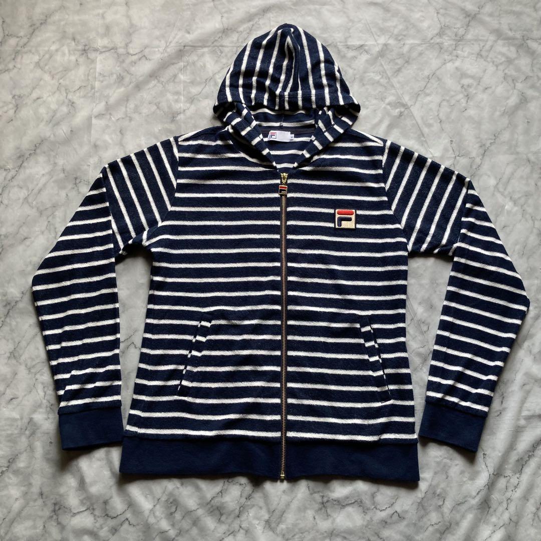 セール】FILA とろみポンチ ジップパーカージョガーパンツ