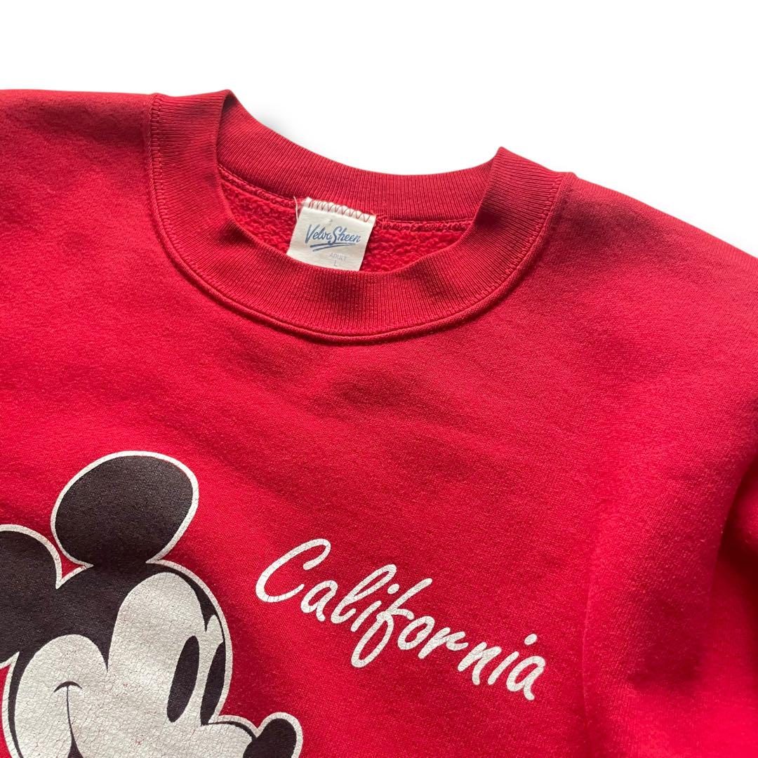 90s ミッキーマウス プリント スウェット トレーナー size L USA製