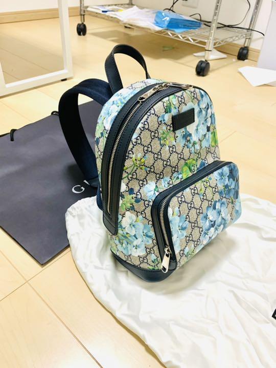 WEB限定】 GUCCI リュック ブルームス バックパック美品 - リュック 【送料無料/即納】 GUCCI グッチ バックパック美品 GGブルームス リュック/バックパック
