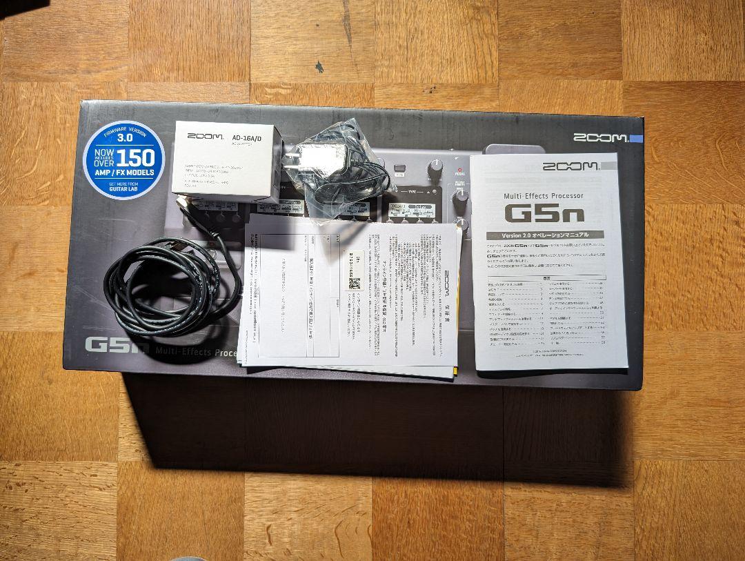 【美品】ZOOM マルチエフェクター  G5n
