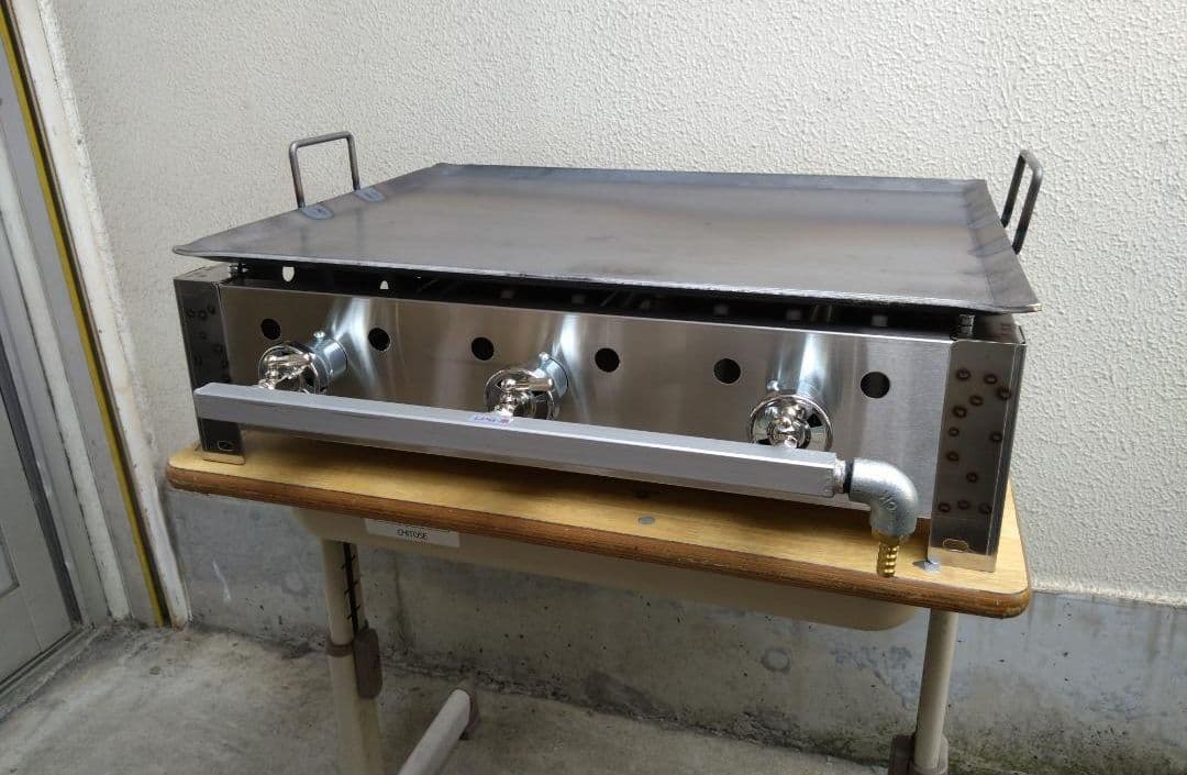 都市ガス用 鉄板焼き グリドル お好み焼きそば グリラー 厨房機器 学園文化祭り新品、♥