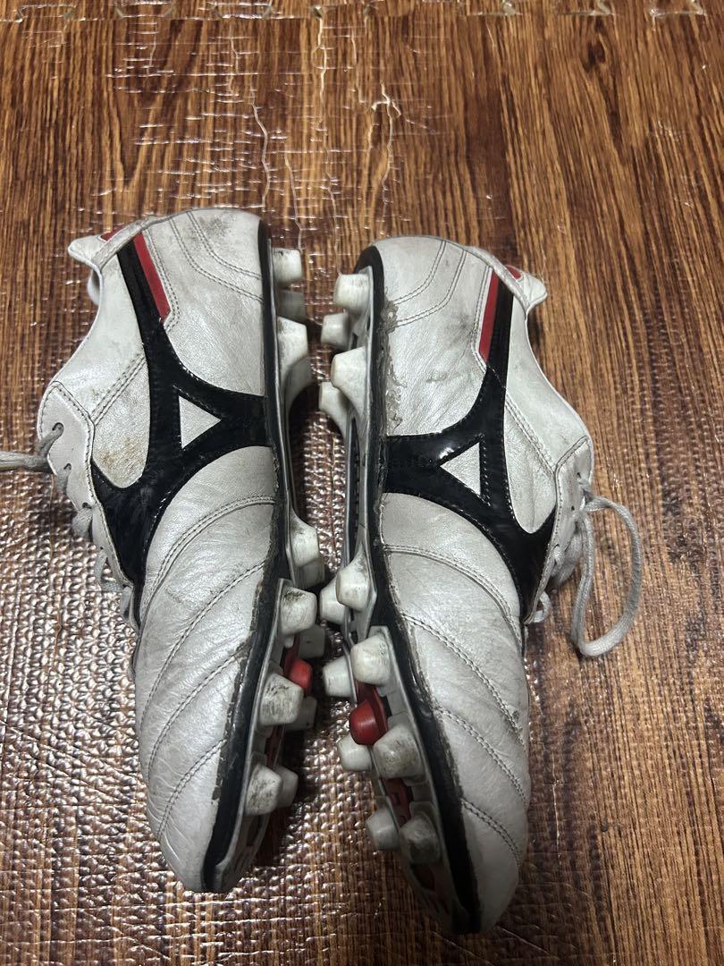 Mizuno サッカーシューズ グレー レザー