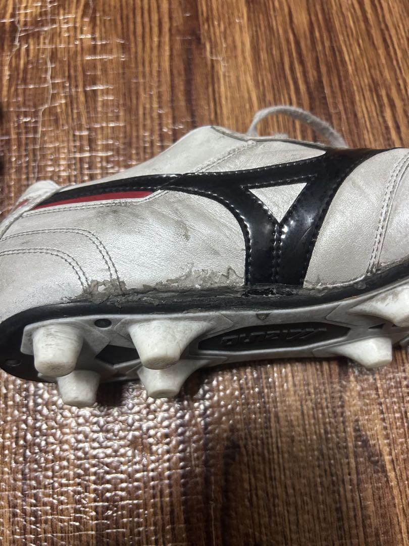 Mizuno サッカーシューズ グレー レザー