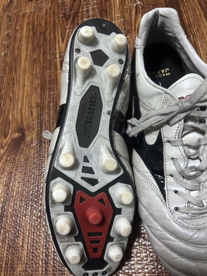 Mizuno サッカーシューズ グレー レザー
