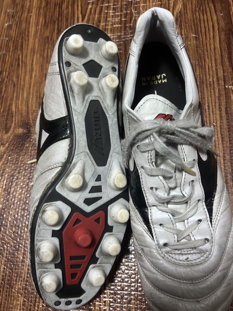 Mizuno サッカーシューズ グレー レザー