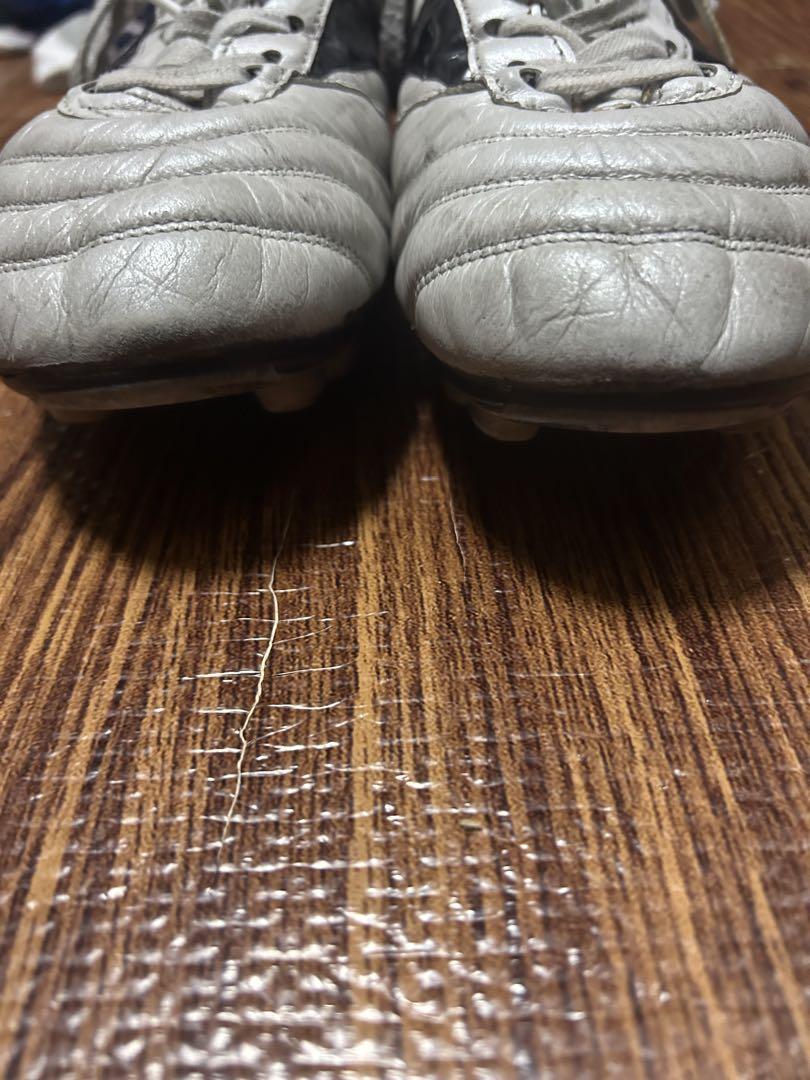 Mizuno サッカーシューズ グレー レザー