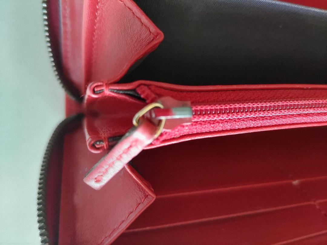 GUCCI　グッチ　GGマーモント　キルティング　長財布　ラウンドファスナー
