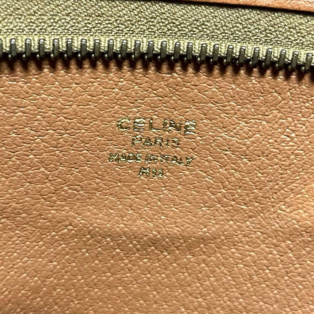 CELINE セリーヌ マカダム クラッチバッグ レディース ブラウン