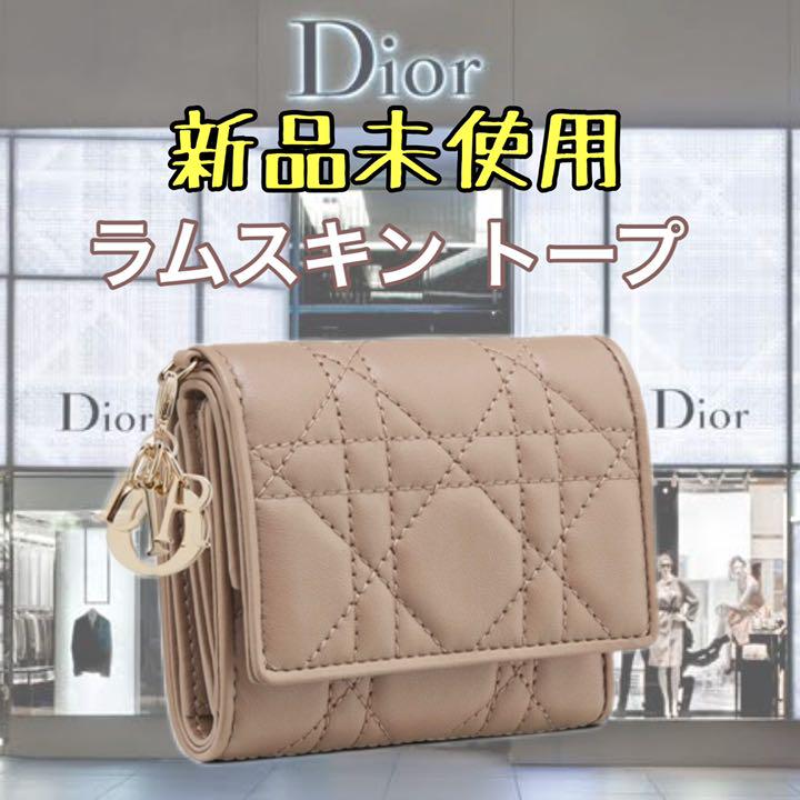 Dior レディーディオール ロータスウォレット 3つ折り財布 最安値で Dior レディーディオール ロータスウォレット 3つ折り財布 最安値で