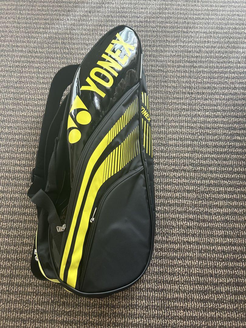 YONEX バドミントンバッグイエロー