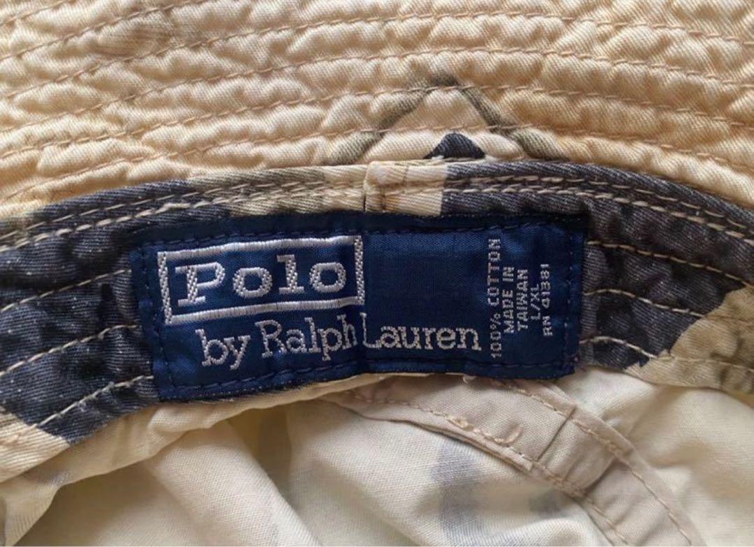 dead stock 90s POLO vintage camp hat XL 画像8
