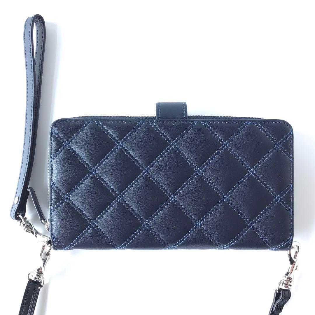 【新品】クレイサス クラシック スマホポシェット フォンショルダー★ ネイビー