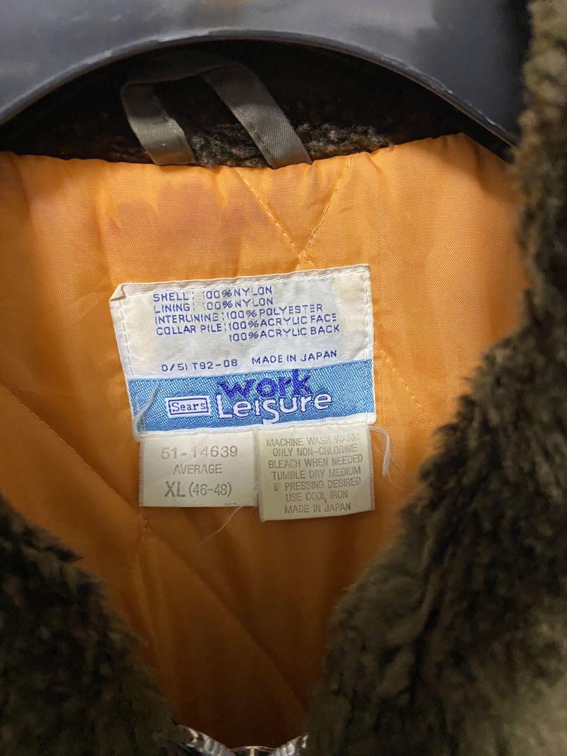 70s Sears フライトジャケット ミリタリー ブラウン sears