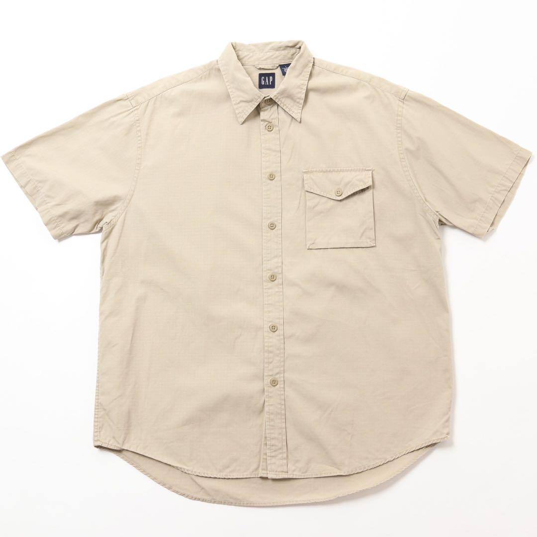 OLD GAP ベージュ 半袖シャツ