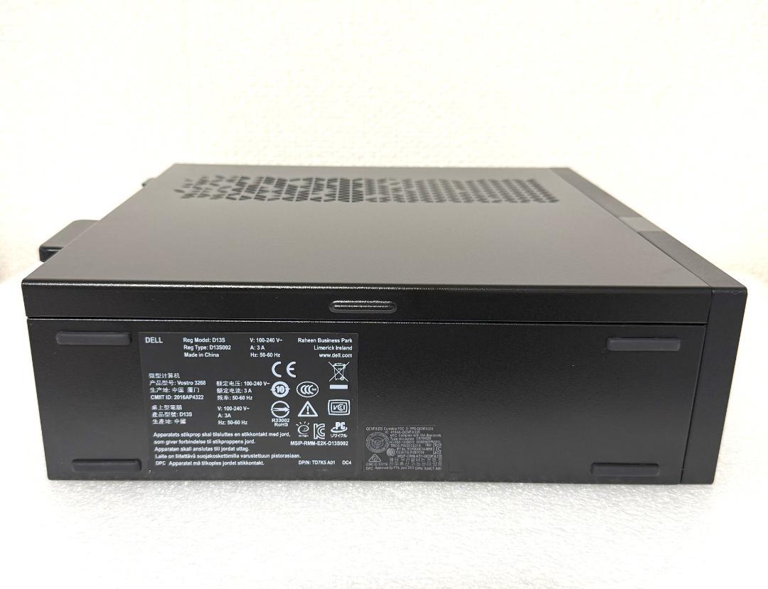Windowsデスクトップ DELL Vostro 3268 Win11 i3 240G 8G Of2021