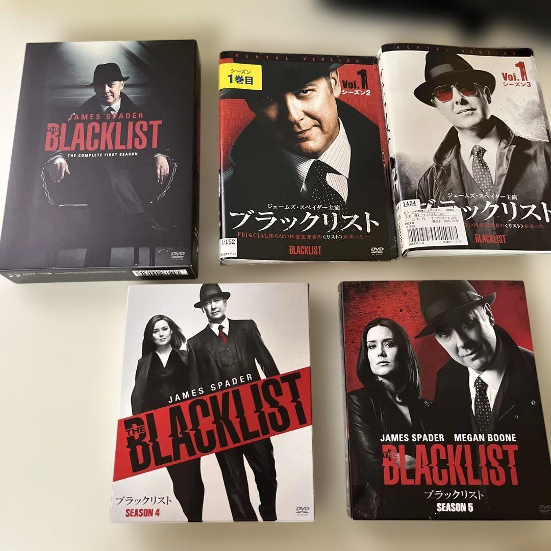 最終値下げ BLACKLIST　Season1〜5までまとめ売りです BLACKLIST DVD セットシーズン1〜5 - メルカリ