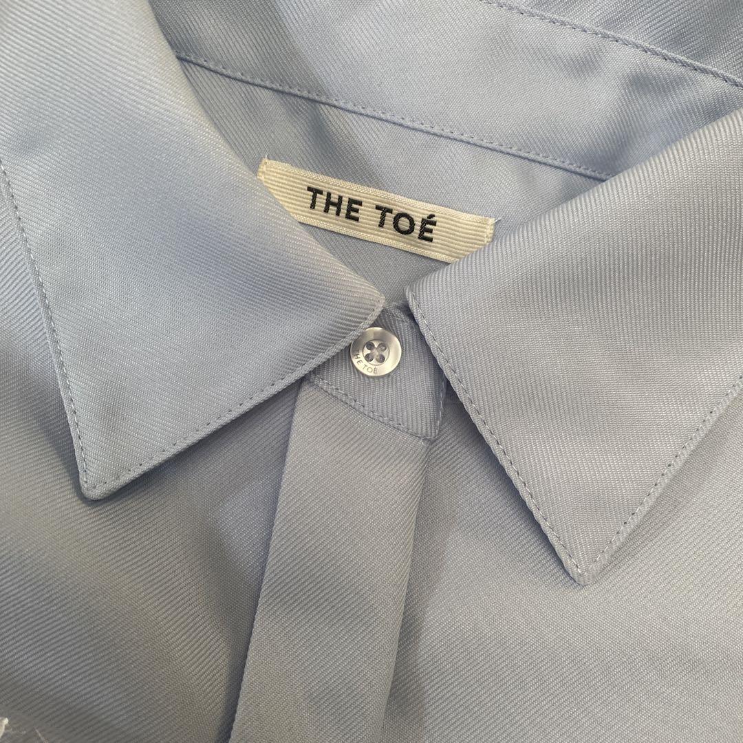 THE TOE　kordela twist shirt blue