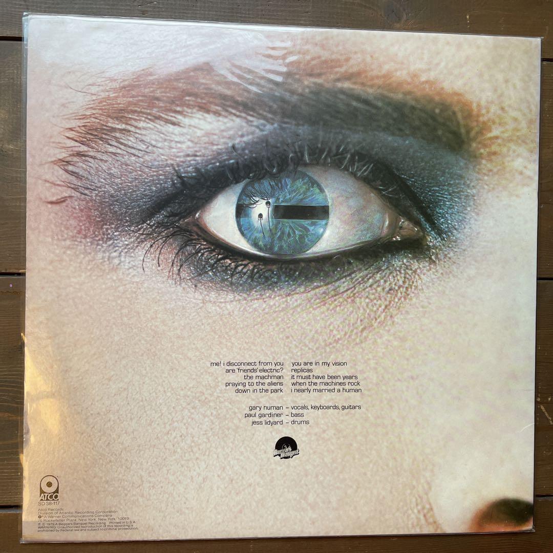 洋楽 REPLICAS gary numan + tubeway army vinyl