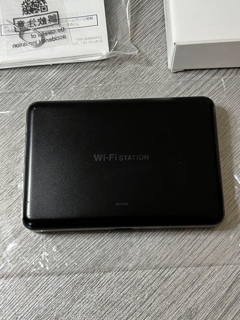 中古 ドコモ Wi-Fi STATION SH-52B ブラック 一括〇