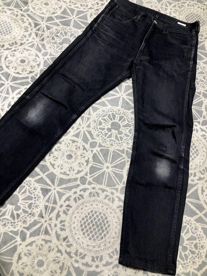 COMOLI コモリ　サイズ1 ブラックデニムパンツ